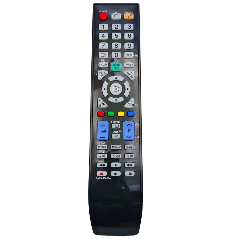 INTECHING BN59-00854A TV Remote Control for Samsung BN5900854A, LN40B650T1FXZA, LN40B650T1FXZA, LN55B650T1FXZA, PL50B650, PN50B650, PN58B650, PN58B650, UN55B6000VFXZA - Image 1